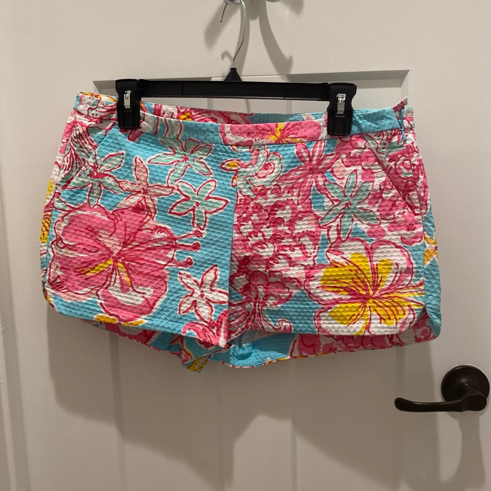 Lilly Pulitzer Floral Shorts Size 8